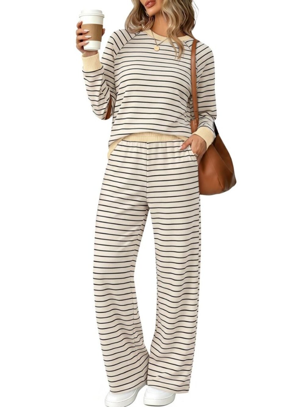 Two Piece Lounge Sets for Women Fall Travel Airport Vacation Outfits